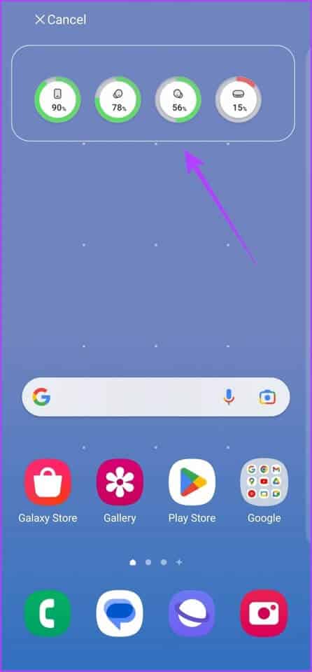 Samsung-Galaxy-S23-Tips-and-Tricks-Smart-Widget-Step-3 أفضل 10 نصائح وحيل من Samsung Galaxy S23 و Galaxy S23 +