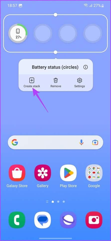 Samsung-Galaxy-S23-Tips-and-Tricks-Smart-Widget-Step-4 أفضل 10 نصائح وحيل من Samsung Galaxy S23 و Galaxy S23 +