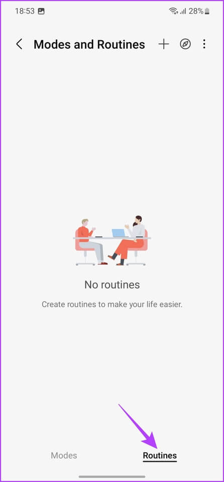 Samsung-Galaxy-S23-Tips-and-Tricks-Switch-Modes-and-Trigger-Routines-Step-3 أفضل 10 نصائح وحيل من Samsung Galaxy S23 و Galaxy S23 +