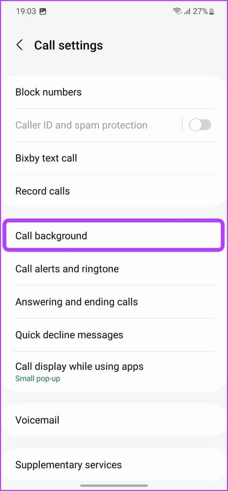 Samsung-Galaxy-S23-Tips-and-Tricks-Use-Call-Backgrounds-Step-3 أفضل 10 نصائح وحيل من Samsung Galaxy S23 و Galaxy S23 +