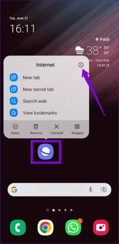 Samsung-Internet-Browser-App-Info-2-500x1024-1 أفضل 7 طرق لإصلاح استمرار توقف متصفح الإنترنت من Samsung على Android
