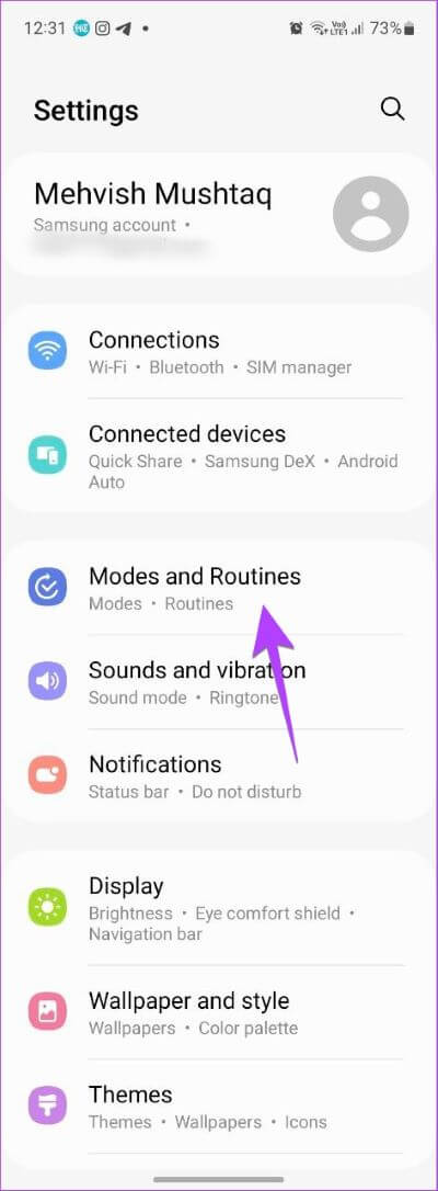 Samsung-Modes-and-Routines 11 طريقة لإيقاف تشغيل "وضع عدم الإزعاج" على هواتف Samsung Galaxy