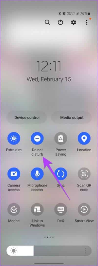 Samsung-Quick-Setting-Do-Not-Disturb-566x1536-1 11 طريقة لإيقاف تشغيل "وضع عدم الإزعاج" على هواتف Samsung Galaxy