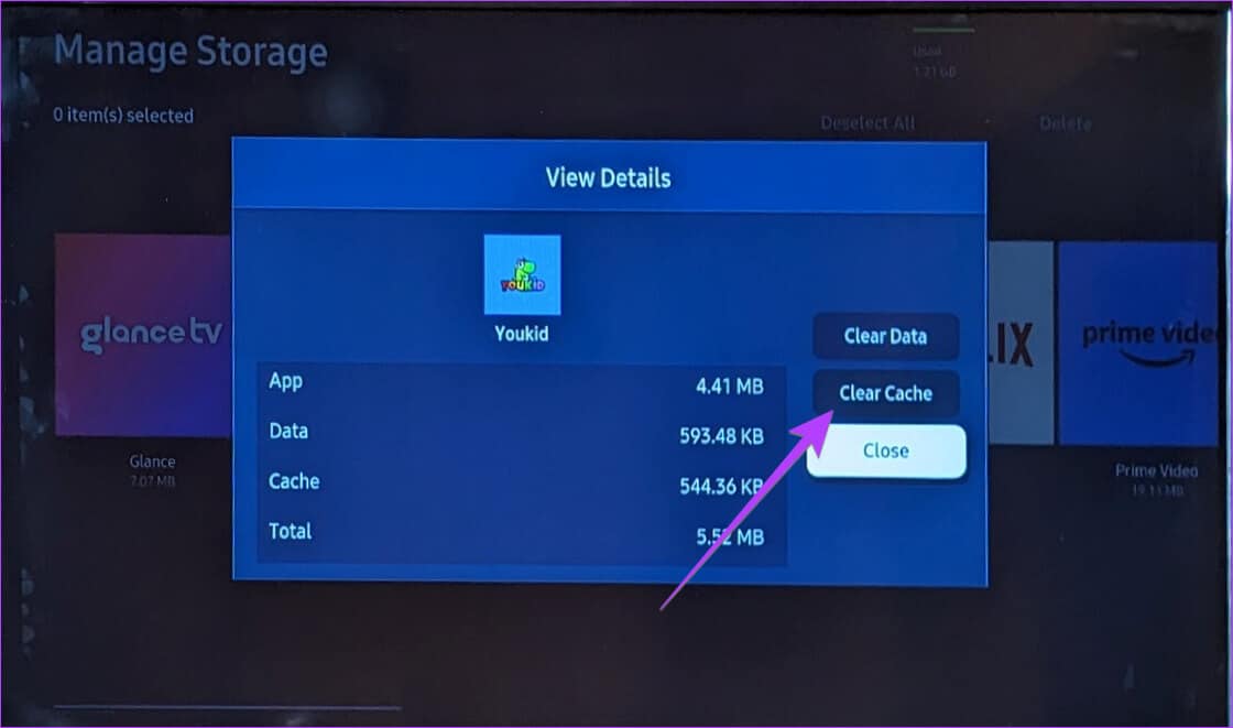 Samsung-TV-App-Clear-Cache 5 طرق لمسح ذاكرة التخزين المؤقت على Samsung Smart TV