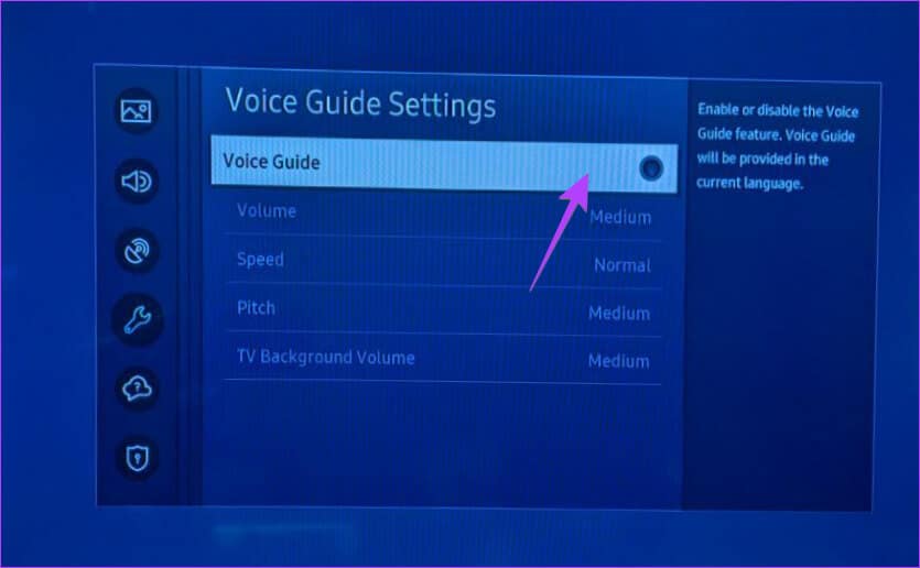 Samsung-Voice-Guide-Off 6 طرق لإيقاف تشغيل مساعد الصوت أو الدليل على Samsung TV