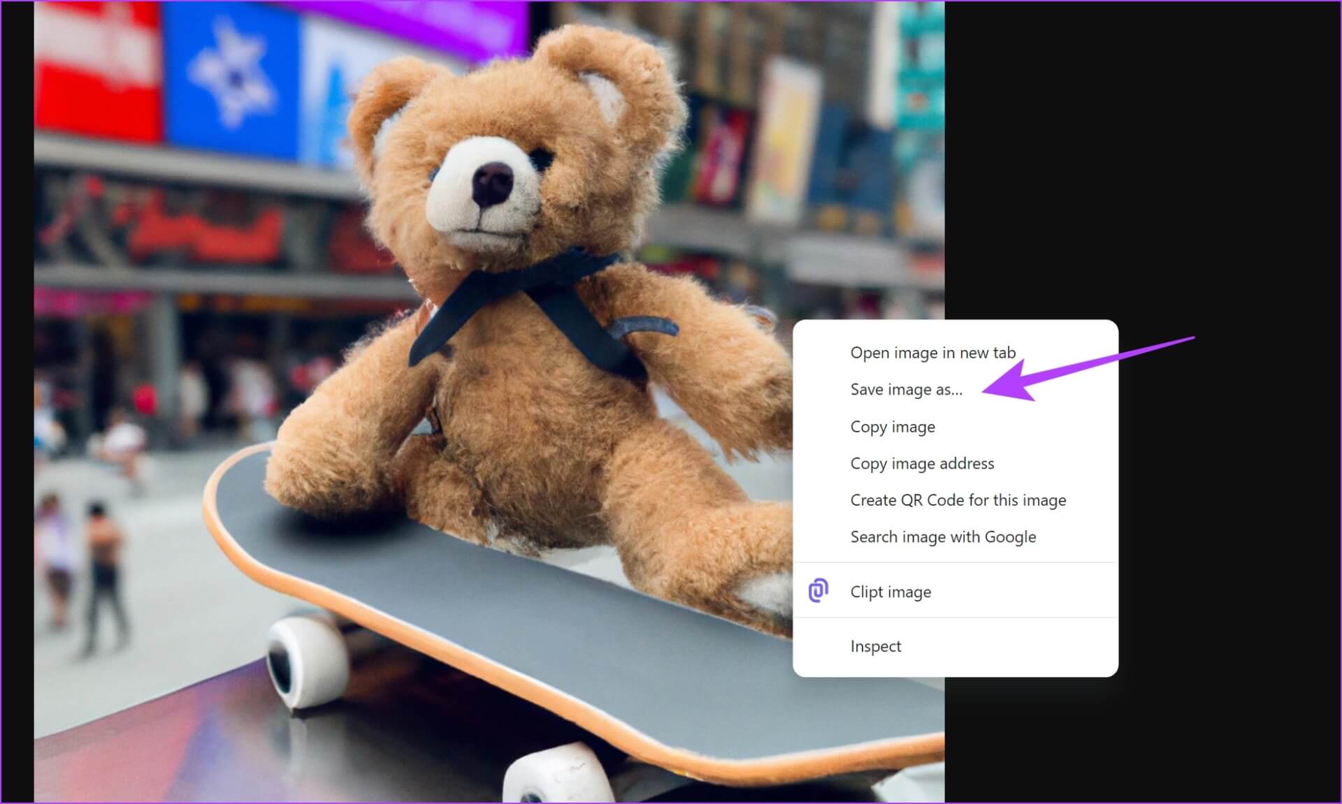 Save-Image-As-Bookmarklet كيفية حفظ صور Dall-E 2 بدون علامة مائية