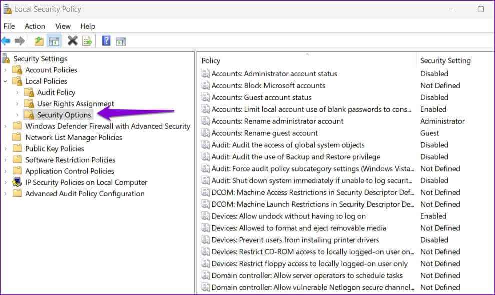 Security-Options-in-Windows-1 أفضل 3 طرق لتمكين أو تعطيل Ctrl+Alt+Delete لتسجيل الدخول الآمن على Windows 11