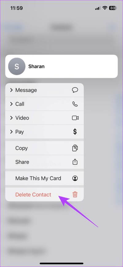Select-Delete-Contact 5 طرق لحذف جهات اتصال متعددة على iPhone