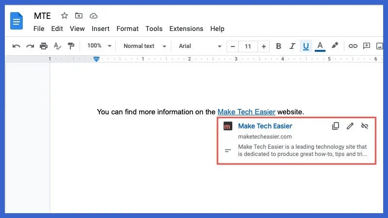 Selected-Text-Linked-Google-Docs.jpg كيفية استخدام الارتباطات التشعبية في محرر مستندات Google
