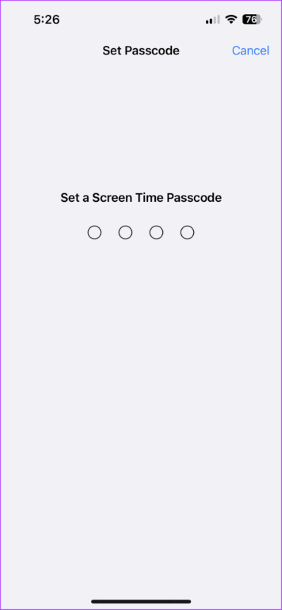 Set-a-Screen-Time-Passcode-1-474x1024-1 كيفية تعطيل عمليات الشراء داخل التطبيق على Android و iPhone