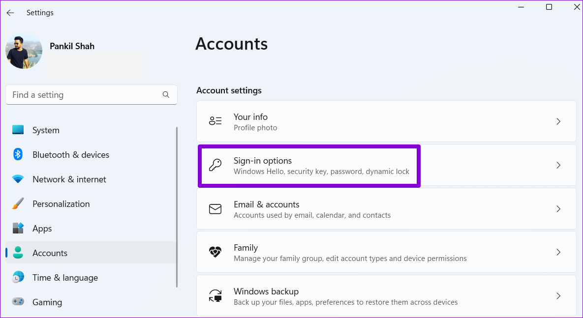 Sign-in-Options-in-Windows-11 كيفية تسجيل الدخول تلقائيًا على Windows 11