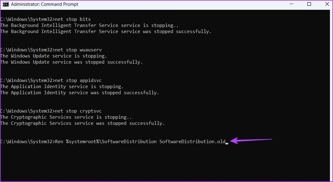 SoftwareDistribution أفضل 7 إصلاحات لخطأ 0x800f081f عند تحديث Windows في Windows 11