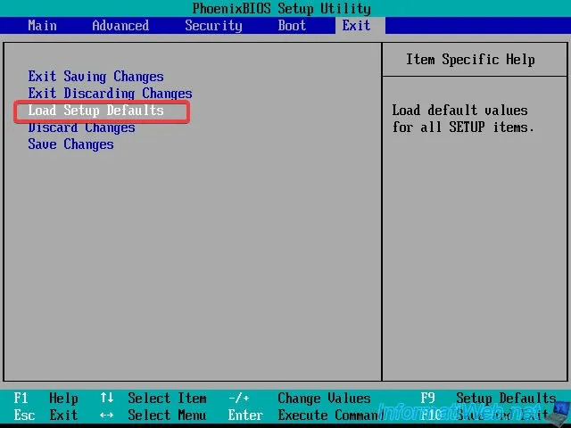 Spacebar-load-defaults-bios.jpg 6 طرق لإصلاح عدم عمل مفتاح المسافة في Windows