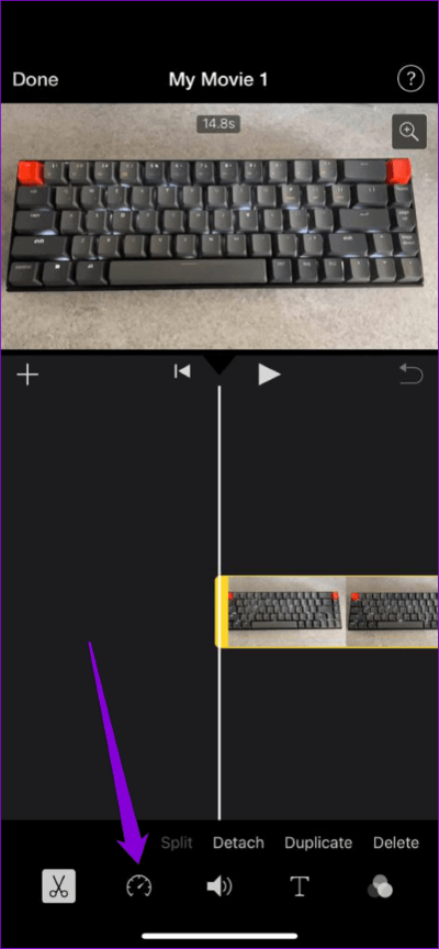Speed-Tab-in-iMovie-App-474x1024-1 كيفية تحويل فيديو بطيء الحركة إلى فيديو عادي على iPhone