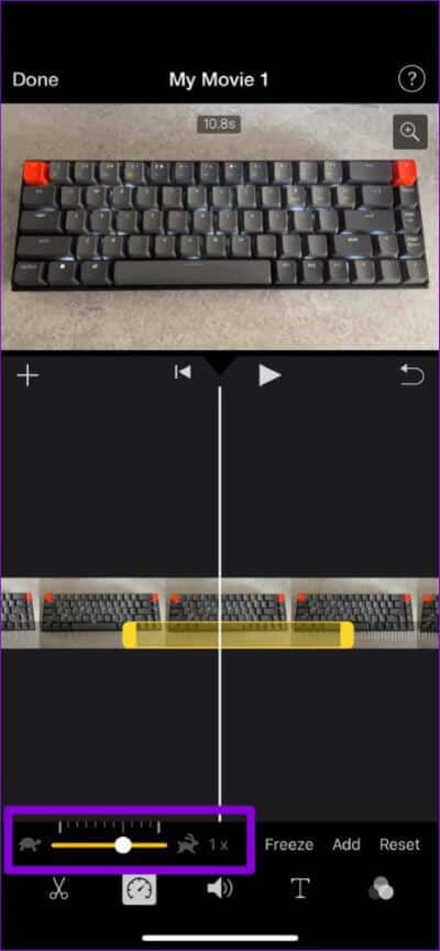 Speed-Up-Video-in-iMovie-for-iPhone-474x1024-1 كيفية تحويل فيديو بطيء الحركة إلى فيديو عادي على iPhone