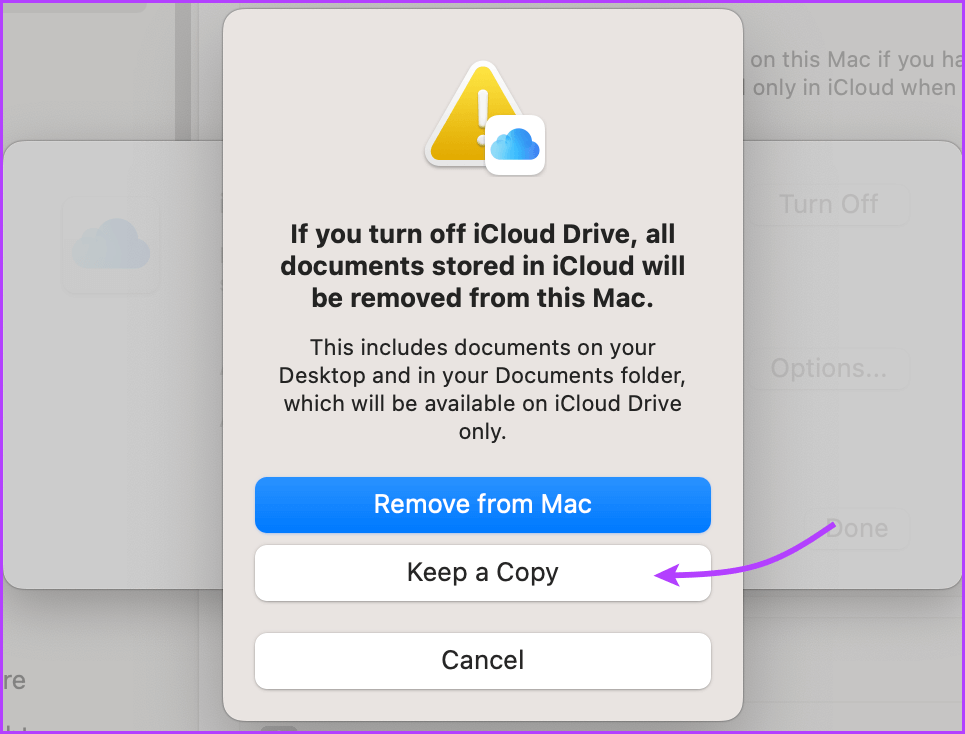 Take-iCloud-Drive-files-offline-2 9 طرق لفصل iPhone عن جهاز Mac كليًا أو جزئيًا