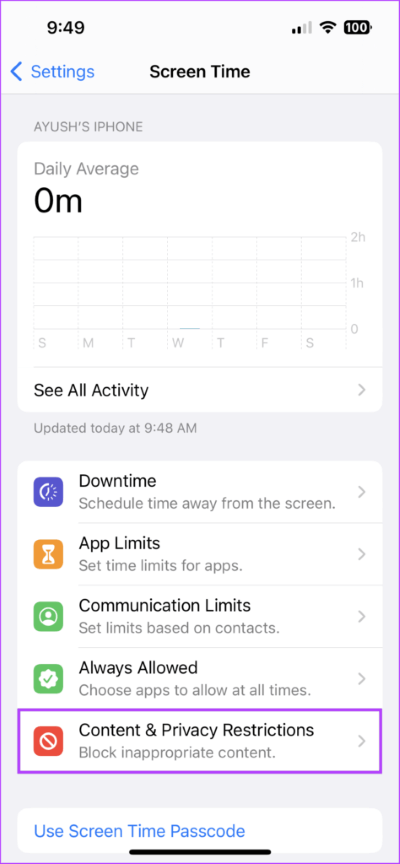 Tap-Content-and-Privacy-restrictions-1-474x1024-1 كيفية تعطيل عمليات الشراء داخل التطبيق على Android و iPhone