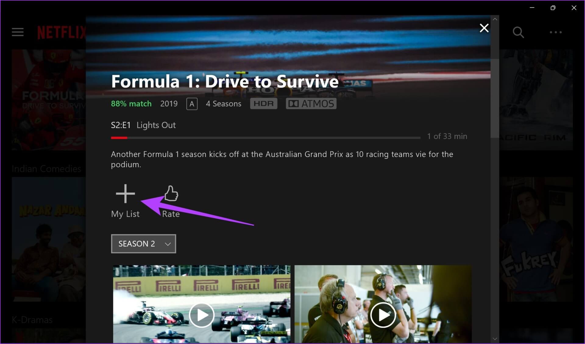 Tap-on-Add-to-List كيفية البحث عن "قائمتي" وتعديلها على Netflix