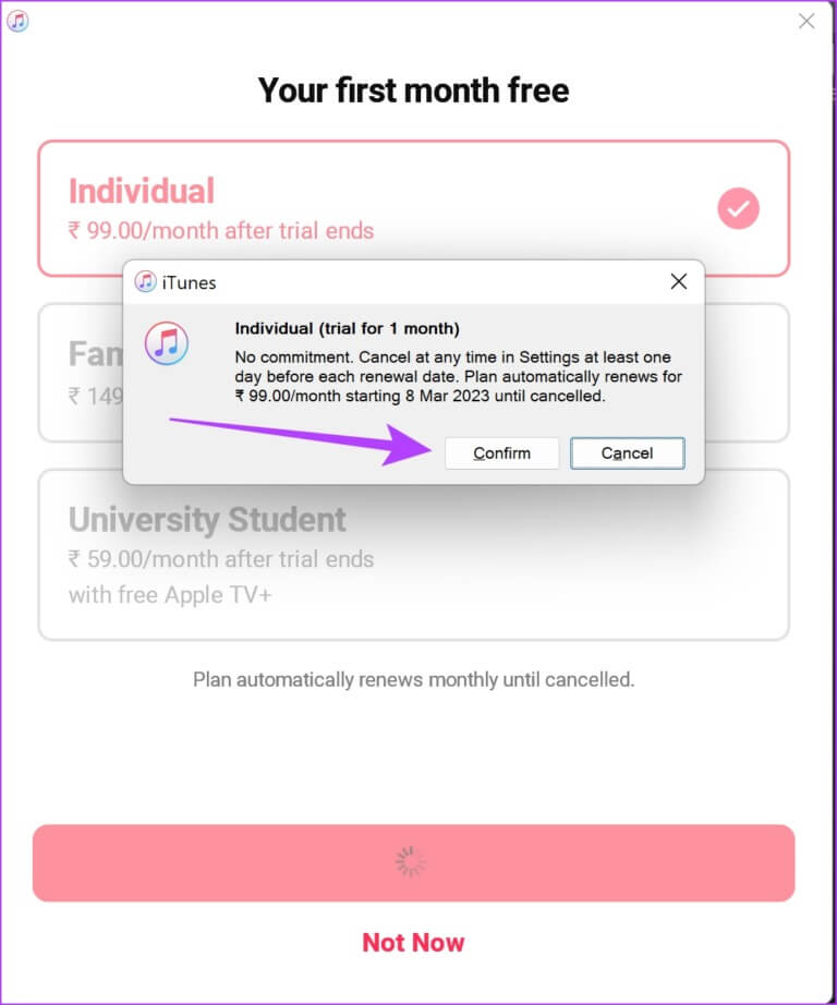 Tap-on-Confirm-768x922-1 كيفية استخدام Apple Music على جهاز كمبيوتر  Windows: إليك 4 طرق سهلة