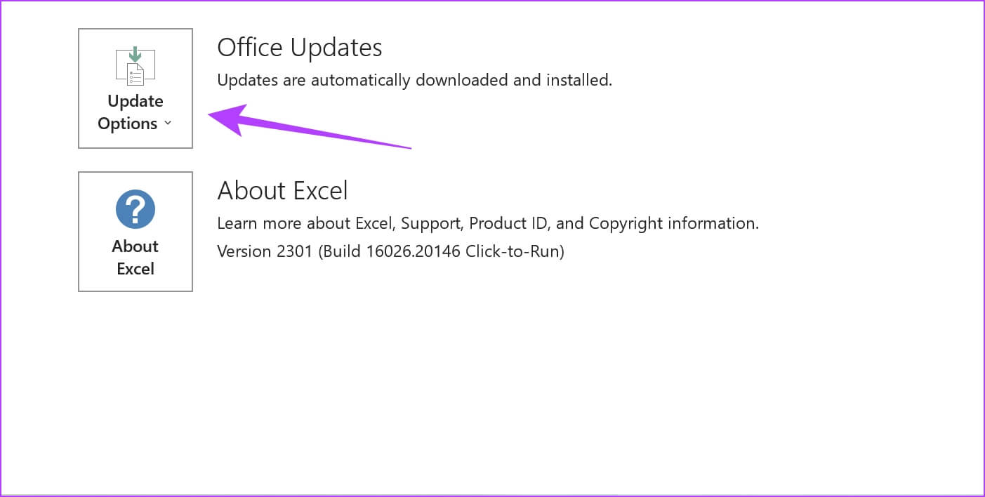Tap-on-Office-Updates 11 طريقة لإصلاح عدم التمرير السلس في Excel على Windows