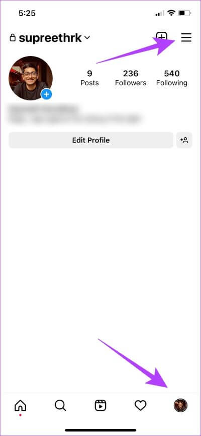 Tap-on-Profile-2 13 طريقة لإصلاح عدم تحميل قصة Instagram على iPhone و Android