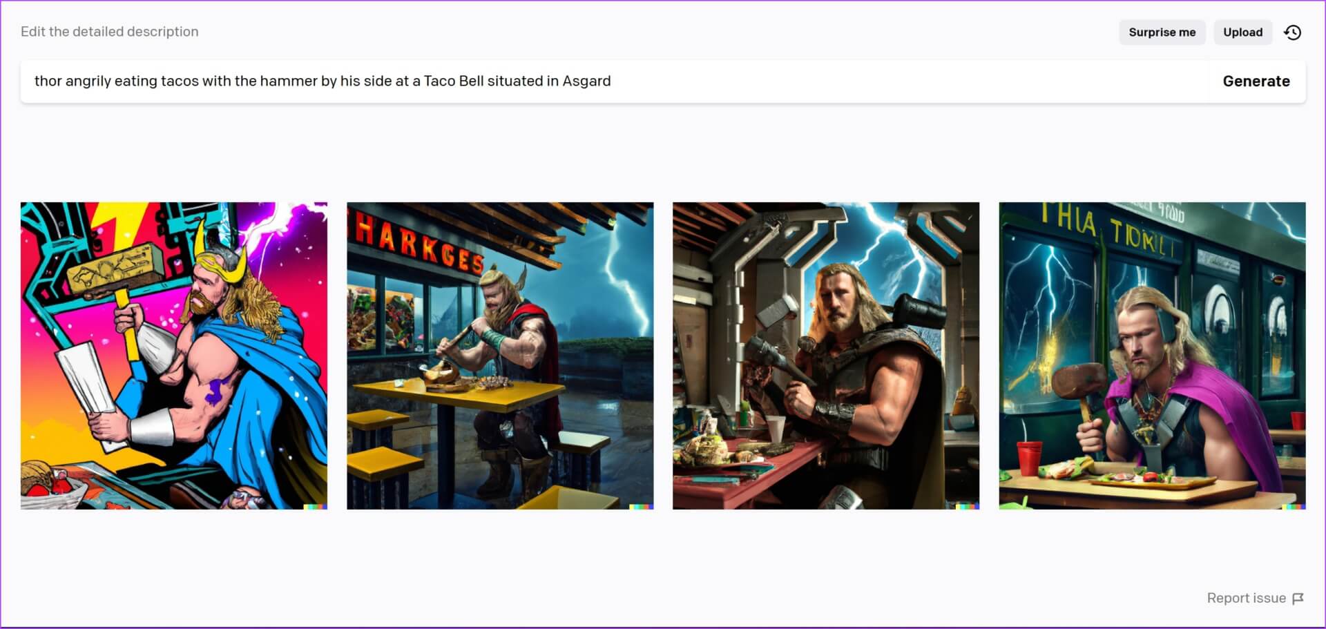 Thor-tacos-with-background-1 كيفية استخدام Dall-E 2 لإنشاء صور رائعة مجانًا