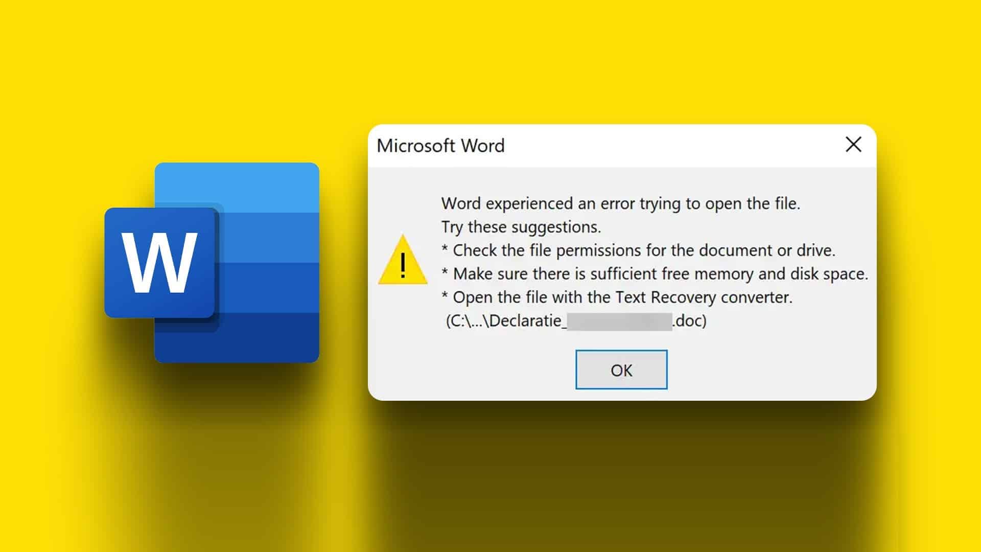أفضل 6 إصلاحات لمشكل واجه برنامج Microsoft Word خطأ أثناء محاولة فتح الملف في Windows - %categories