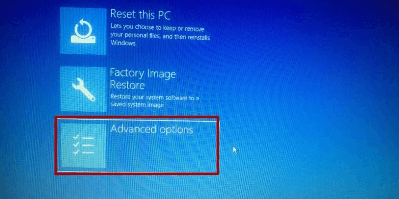 Troubleshoot-menu-bios-min-800x400.jpg كيفية إصلاح خطأ WHEA غير القابل للتصحيح في Windows