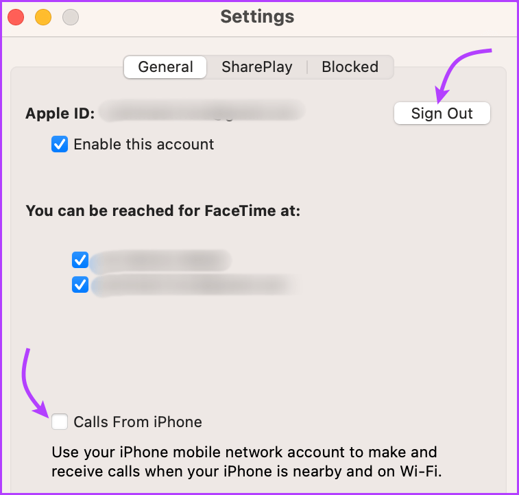 Turn-off-phone-calls-on-Mac-2 9 طرق لفصل iPhone عن جهاز Mac كليًا أو جزئيًا