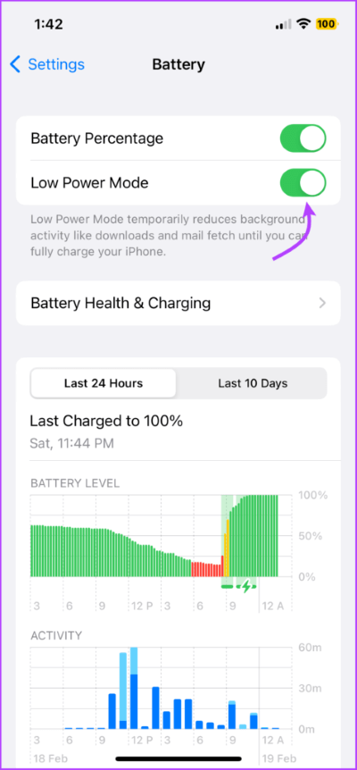 Turn-on-Low-Power-Mode-1-475x1024-1 لماذا يصبح جهاز iPhone أو iPad ساخنًا جدًا وكيفية منع ذلك