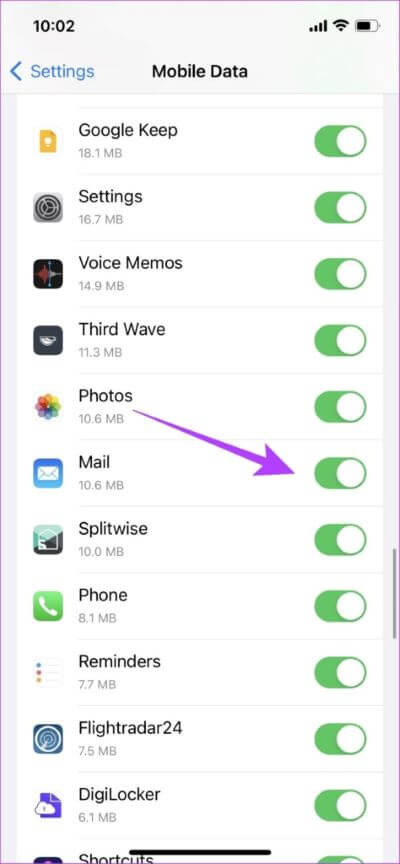 Turn-on-Toggle-For-Mail-474x1024-1 8 طرق لإصلاح عدم ظهور المرفقات في Mail على iPhone