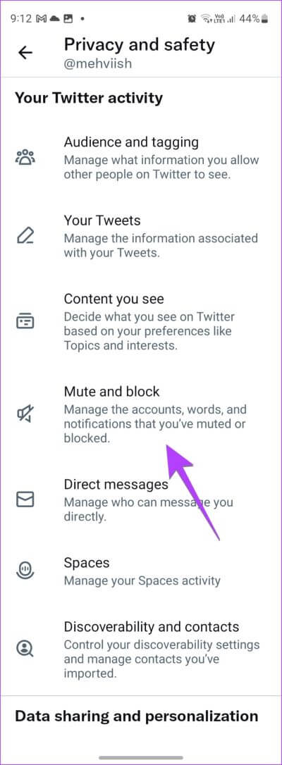 Twitter-Mobile-Mute-Block 3 طرق لإلغاء حماية تغريداتك على Twitter باستخدام أي جهاز