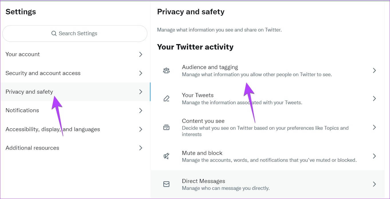 Twitter-PC-Audience 3 طرق لإلغاء حماية تغريداتك على Twitter باستخدام أي جهاز