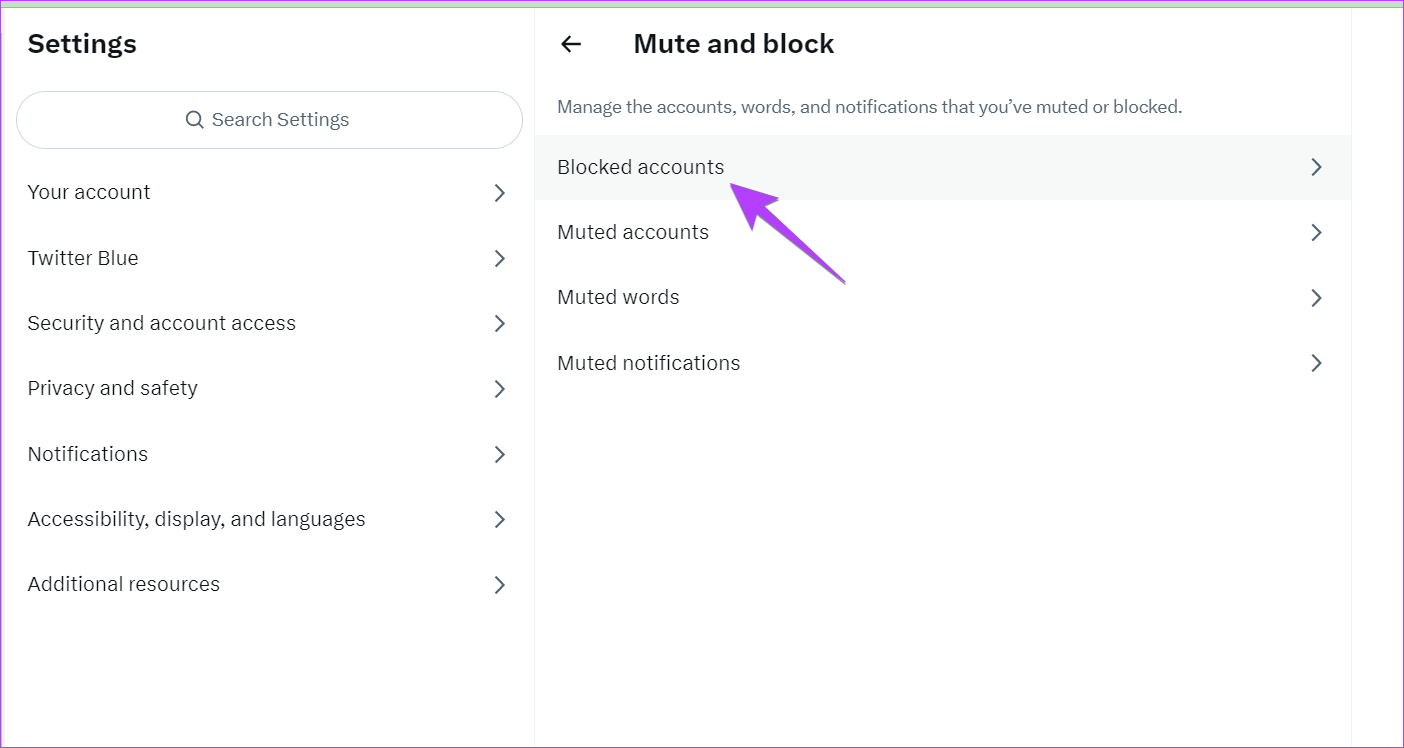 Twitter-PC-Blocked-Accounts 3 طرق لإلغاء حماية تغريداتك على Twitter باستخدام أي جهاز