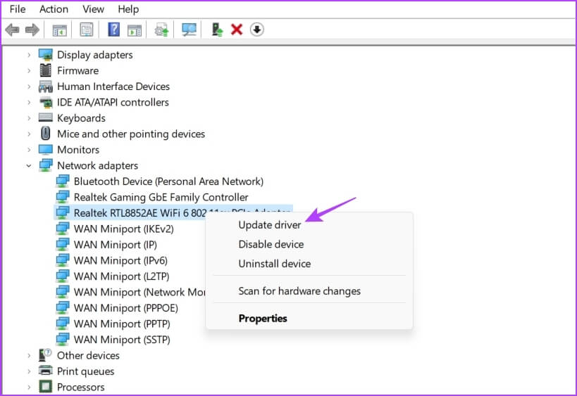 Update-driver-option كيفية زيادة سرعة التنزيل في تطبيق Xbox لنظام التشغيل Windows 11