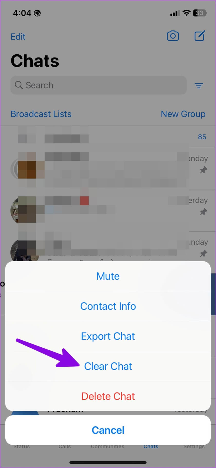 What-happens-when-you-clear-chat-on-WhatsApp-10 ماذا يحدث عند مسح الدردشة على WhatsApp