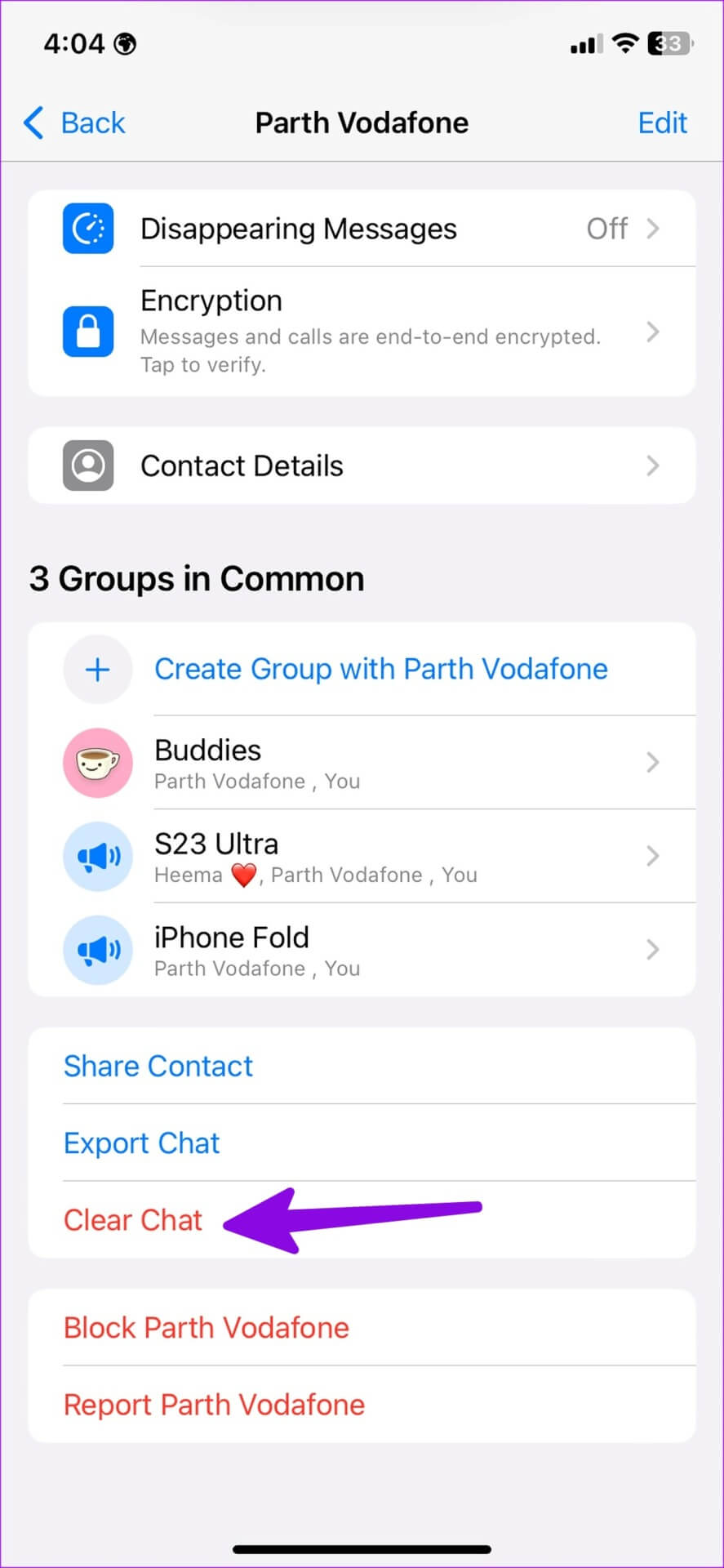 What-happens-when-you-clear-chat-on-WhatsApp-7 ماذا يحدث عند مسح الدردشة على WhatsApp