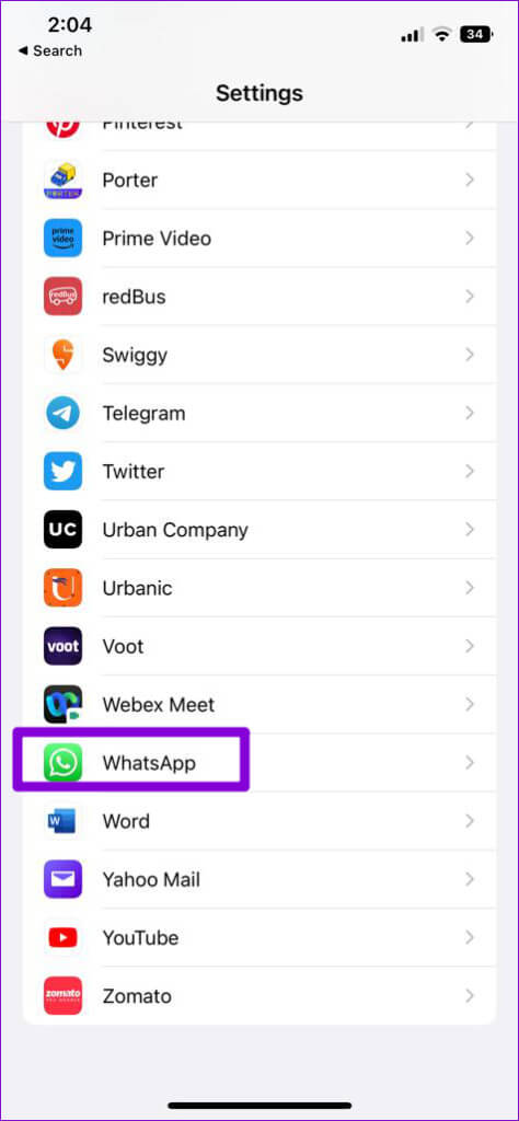 أفضل 6 طرق لإصلاح عدم عمل بحث WhatsApp على iPhone - %categories