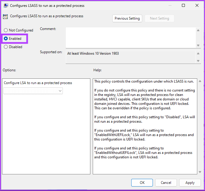 Windows-Local-Security-Authority-LSA-Process_15 3 طرق لتمكين عملية Local Security Authority (LSA) في Windows 11
