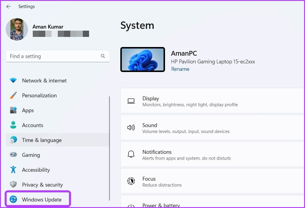 Windows-Update-2 كيفية إصلاح ظهور شاشة بيضاء على أمان Windows على Windows 11