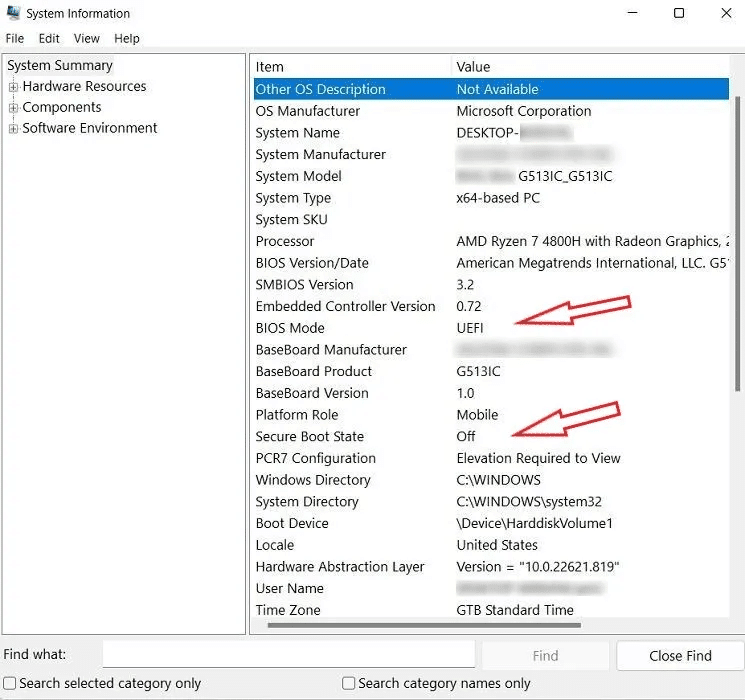 Windows-error-0xc000000f-system-information-view-censored.jpg كيفية إصلاح رمز الخطأ Windows 0xc000000f