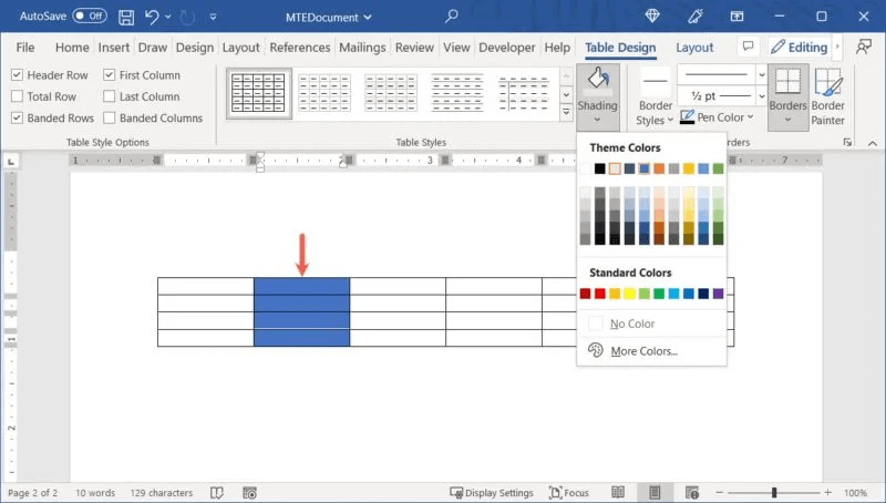 كيفية إنشاء الجداول وتخصيصها في Microsoft Word - %categories