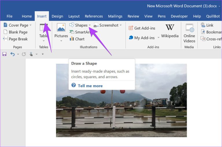 4 modi per inserire una freccia in un documento di Word | La casa migliore