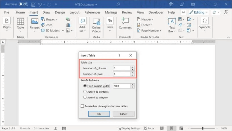 Word-Insert-Table-Feature-Size-800x454.jpg كيفية إنشاء الجداول وتخصيصها في Microsoft Word