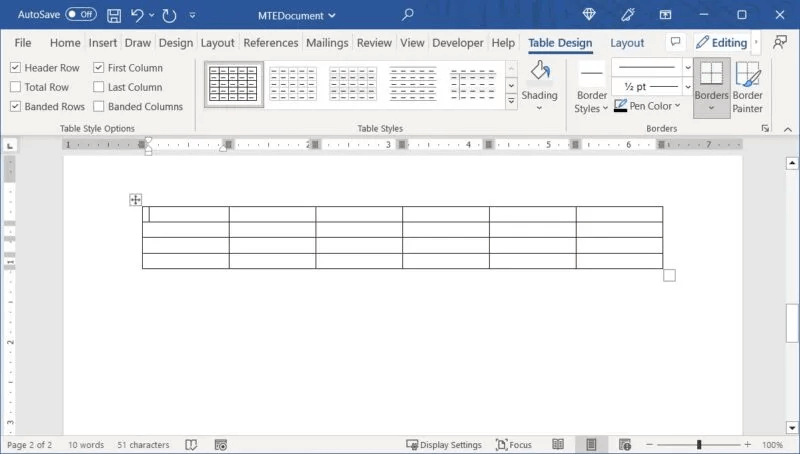 Word-Inserted-Table-Grid-800x454.jpg كيفية إنشاء الجداول وتخصيصها في Microsoft Word