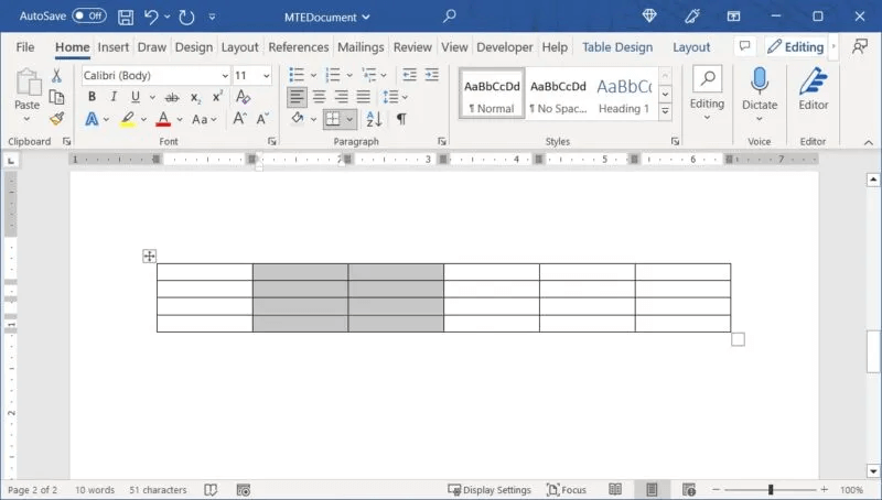 Word-Selected-Columns-800x454.jpg كيفية إنشاء الجداول وتخصيصها في Microsoft Word