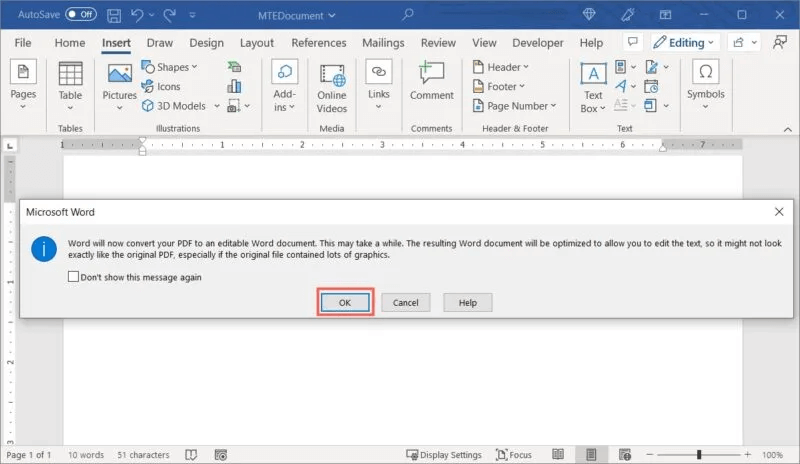 Word-Text-From-File-Ok-800x464.jpg كيفية إدراج ملف PDF في مستند Word