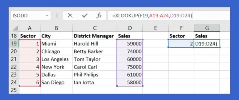 XLOOKUP-Formula-Cell-Reference-800x334.jpg 5 صيغ Excel متقدمة مفيدة يجب أن تعرفها