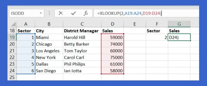 XLOOKUP-Formula-Constant-Value-800x333.jpg 5 صيغ Excel متقدمة مفيدة يجب أن تعرفها