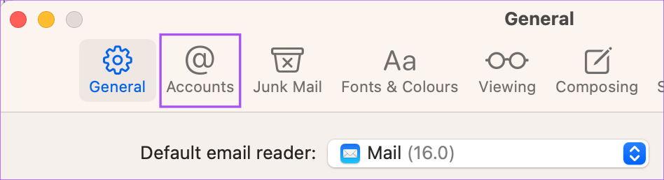 accounts-settings-mail-app-mac-1 أفضل 7 إصلاحات لعدم مزامنة Apple Mail مع Gmail على Mac